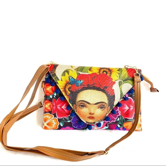 Handbags - Frida Khalo hand bag hand made